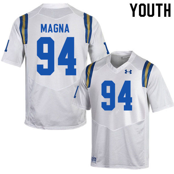 Youth #94 Dovid Magna UCLA Bruins College Football Jerseys Sale-White